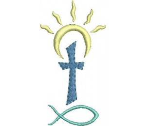 Stickdatei - Alpha Omega